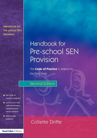 Kniha Handbook for Pre-School SEN Provision Collette Drifte
