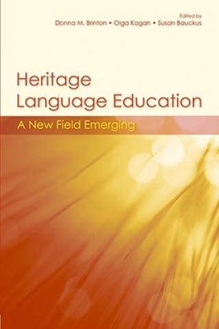 Kniha Heritage Language Education Donna M. Brinton