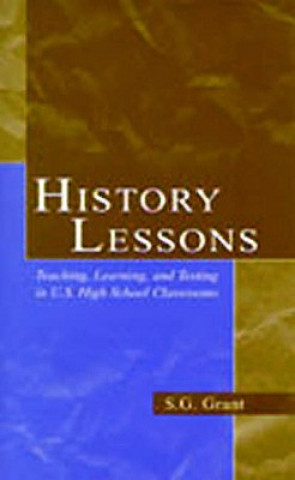 Kniha History Lessons S. G. Grant