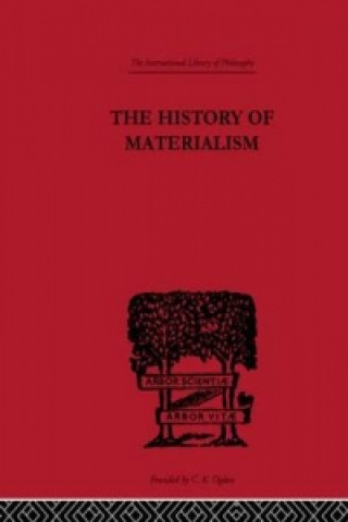 Livre History of Materialism F. A. Lange