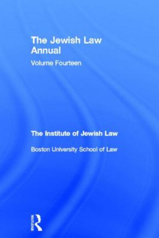 Kniha Jewish Law Annual Volume 14 Boston University School of Law