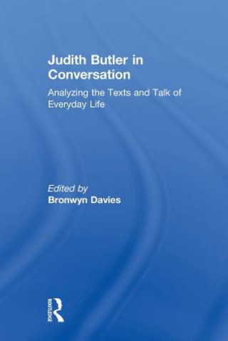 Kniha Judith Butler in Conversation Bronwyn Davies