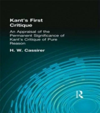 Книга Kant's First Critique H.W. Cassirer