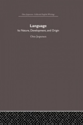 Kniha Language Otto Jespersen