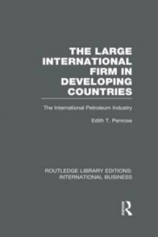 Kniha Large International Firm (RLE International Business) Edith Tilton Penrose
