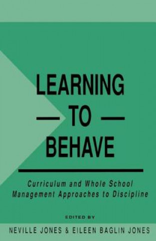 Livre Learning to Behave Eileen Baglin Jones