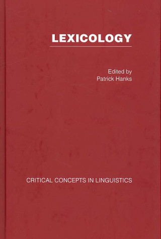 Kniha Lexicology Patrick W Hanks