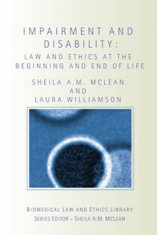 Książka Impairment and Disability Laura Williamson