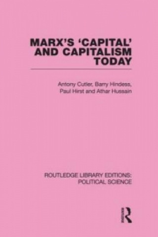 Kniha Marx's Capital and Capitalism Today Paul Q. Hirst