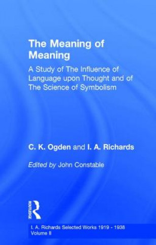 Livre Meaning Of Meaning         V 2 John Constable