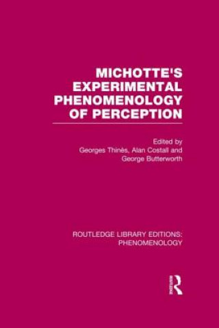 Kniha Michotte's Experimental Phenomenology of Perception 