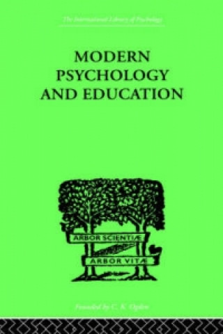 Kniha Modern Psychology And Education E. C. Oakden