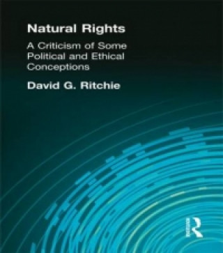 Kniha Natural Rights David G. Ritchie