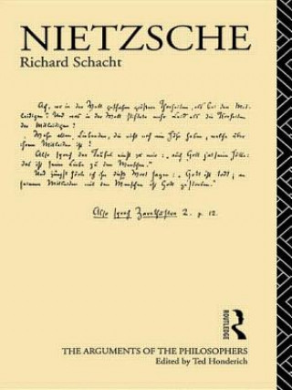 Kniha Nietzsche Richard Schacht