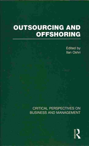 Kniha Outsourcing and Offshoring Ilan Oshri