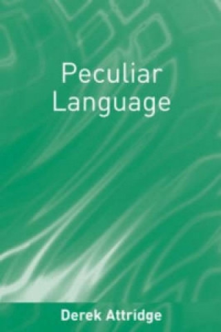 Book Peculiar Language Derek Attridge