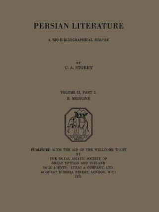 Książka Persian Literature - A Biobibliographical Survey C. A. Storey