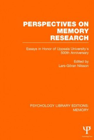 Knjiga Perspectives on Memory Research (PLE:Memory) Lars-Goran Nilsson