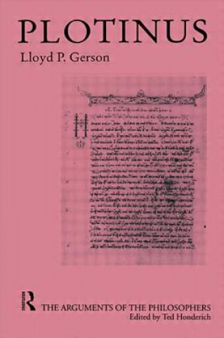 Könyv Plotinus-Arg Philosophers Lloyd P. Gerson