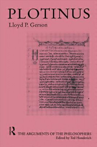 Książka Plotinus-Arg Philosophers Lloyd P. Gerson