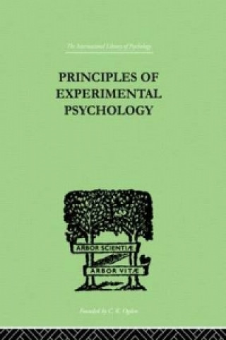 Carte Principles Of Experimental Psychology Henri Piron