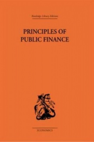 Książka Principles of Public Finance Hugh Dalton