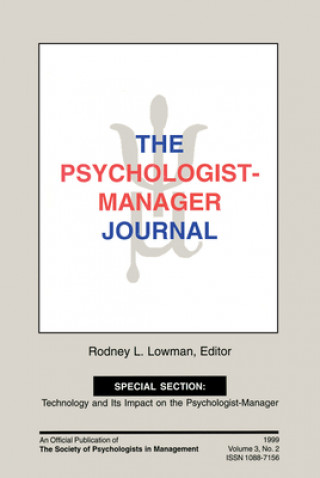 Книга Psychologist-Manager Journal Rodney L. Lowman