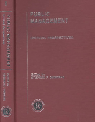 Knjiga Public Management Stephen P. Osborne