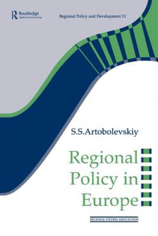 Kniha Regional Policy in Europe S.S. Artobolevskiy