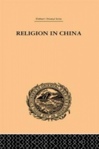 Carte Religion in China Joseph Edkins