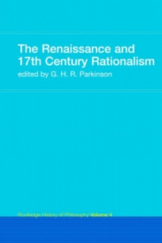 Książka Renaissance and 17th Century Rationalism 