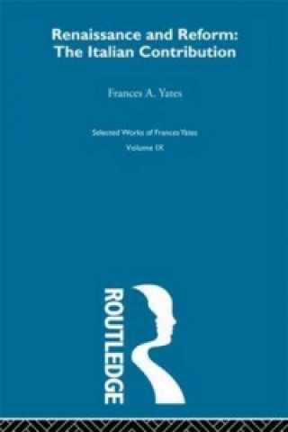 Buch Renaissance&Reform;Italian Con Frances A. Yates