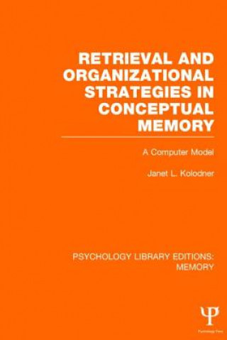 Knjiga Retrieval and Organizational Strategies in Conceptual Memory (PLE: Memory) Janet L. Kolodner