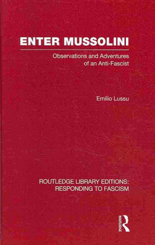 Knjiga RLE: Responding to Fascism Emilio Lussu