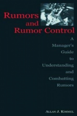 Książka Rumors and Rumor Control Allan J. Kimmel