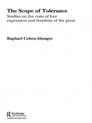 Libro Scope of Tolerance Raphael Cohen-Almagor