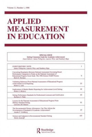 Knjiga Setting Consensus Goals for Academic Achievement James W. Pellegrino