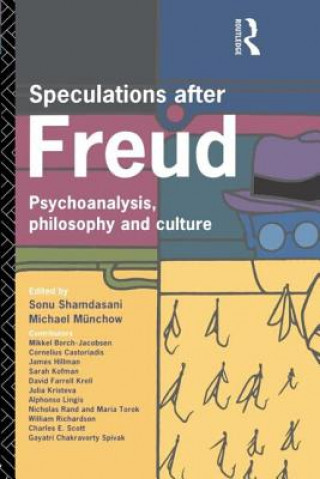 Kniha Speculations After Freud Michael Munchow