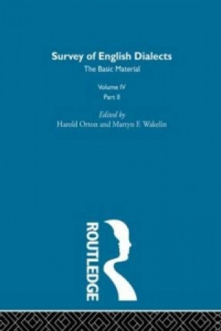 Könyv Survey Eng Dialects Vol4 Prt2 Michael V Barry