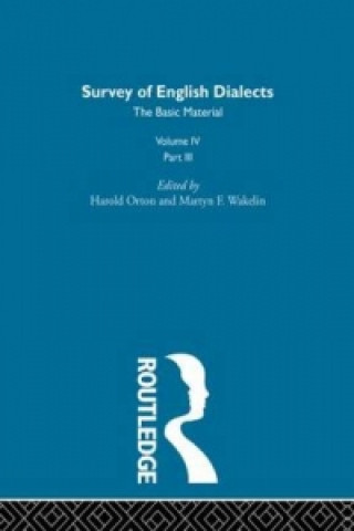 Könyv Survey Eng Dialects Vol4 Prt3 Michael V Barry