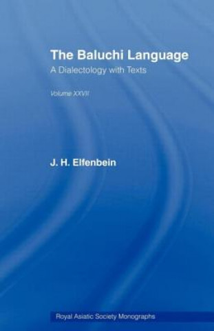 Libro Baluchi Language J.H. Elfenbein