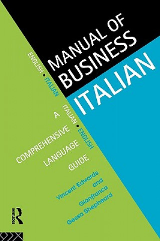 Knjiga Manual of Business Italian Vincent Edwards