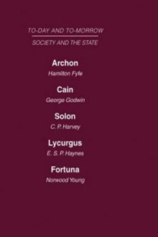 Knjiga Today and Tomorrow Volume 14 Society and the State Norwood Young