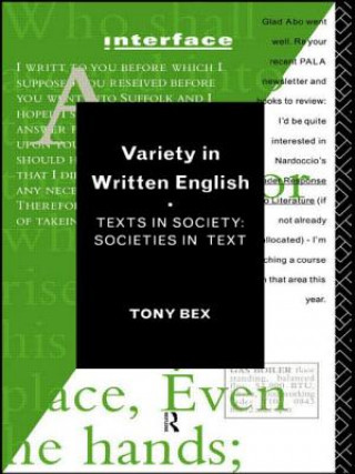 Книга Variety in Written English Tony Bex