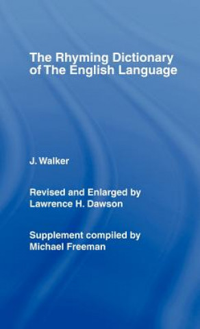 Książka Walker's Rhyming Dictionary of the English Language J. Walker