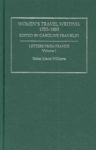 Carte Womens Travel Writing 1750-1850 Caroline Franklin