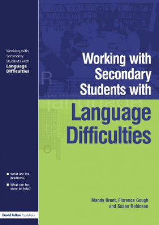 Carte Working with Secondary Students who have Language Difficulties Susan Robinson
