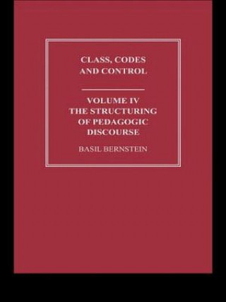Könyv Structuring of Pedagogic Discourse Basil Bernstein
