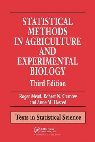 Kniha Statistical Methods in Agriculture and Experimental Biology Roger Mead