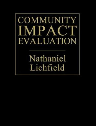 Knjiga Community Impact Evaluation Nathaniel Lichfield